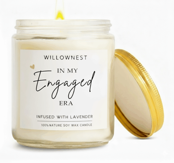WILLOWNEST - In My Engaged Era Lavender Aromatic Candle