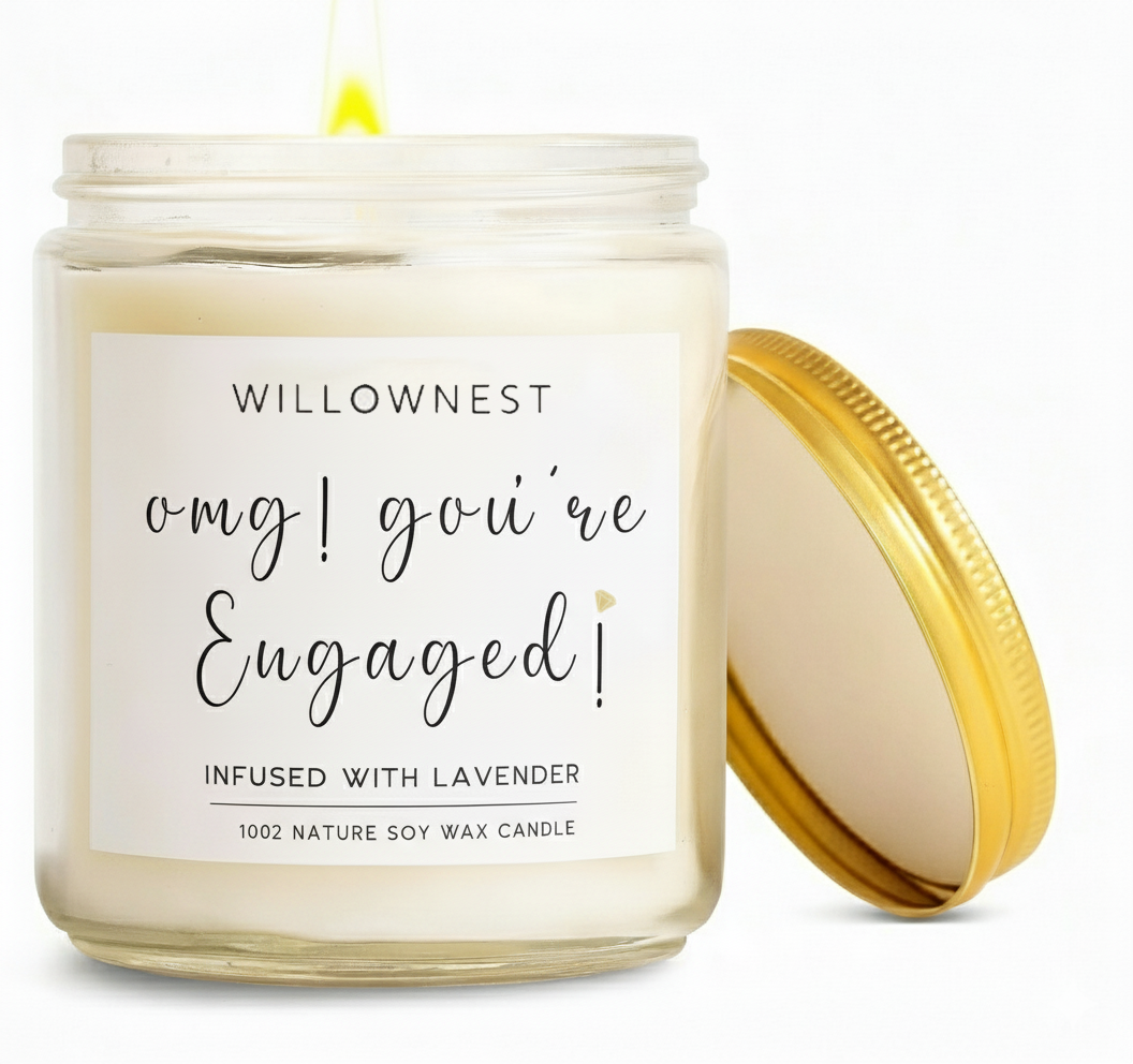 WILLOWNEST - OMG! You're Engaged! Lavender Aromatic Candle