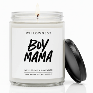 WILLOWNEST - Boy Mama Lavender Aromatic Candle