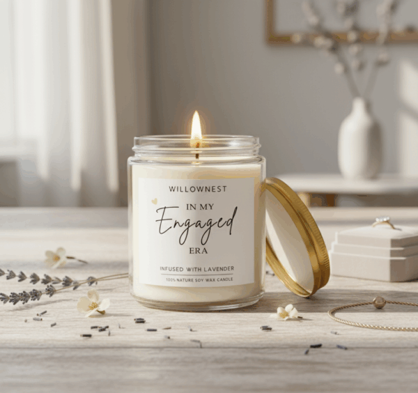 WILLOWNEST - In My Engaged Era Lavender Aromatic Candle - Ảnh 2