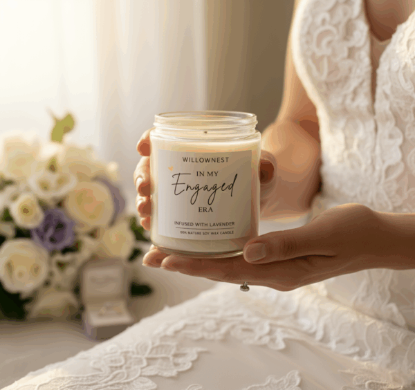 WILLOWNEST - In My Engaged Era Lavender Aromatic Candle - Ảnh 4