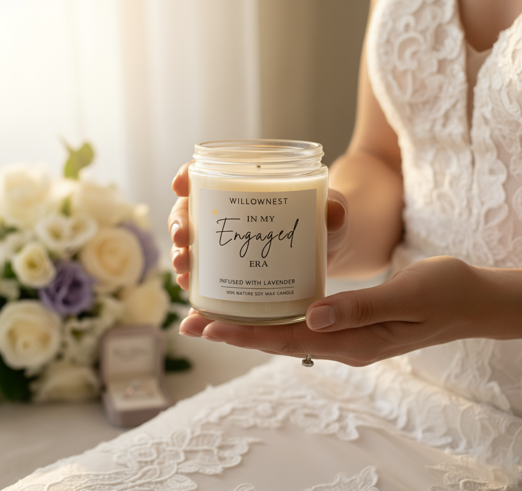 WILLOWNEST - In My Engaged Era Lavender Aromatic Candle - Ảnh 4